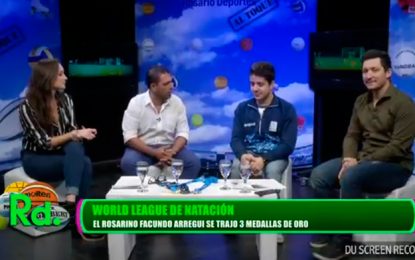 Facundo Arregui en Rosario Deportes